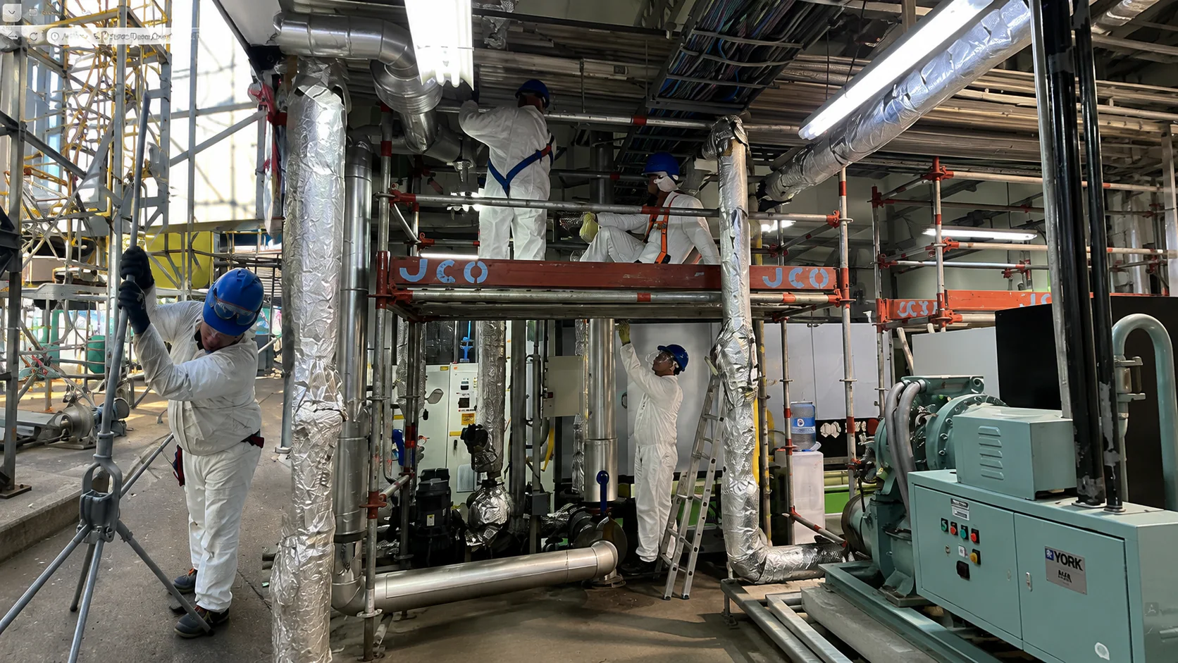 Trabajos industriales de obras y montajes